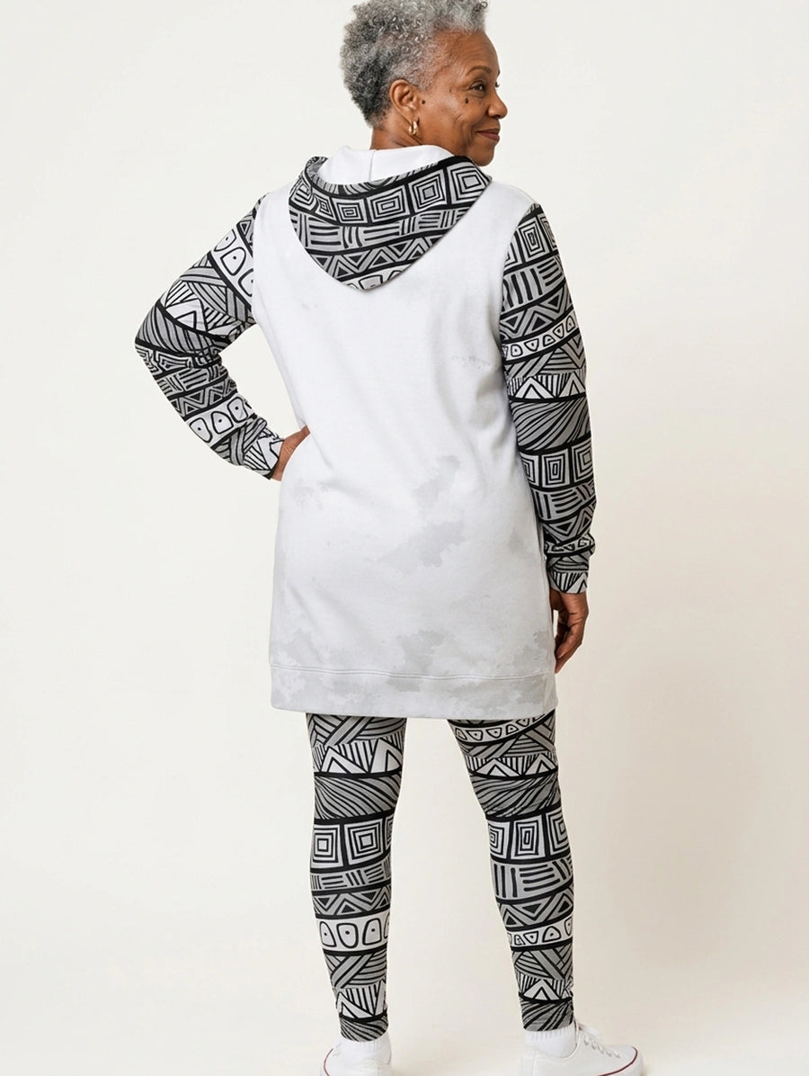 Seasoned hoodie dress and leggings, photo 8