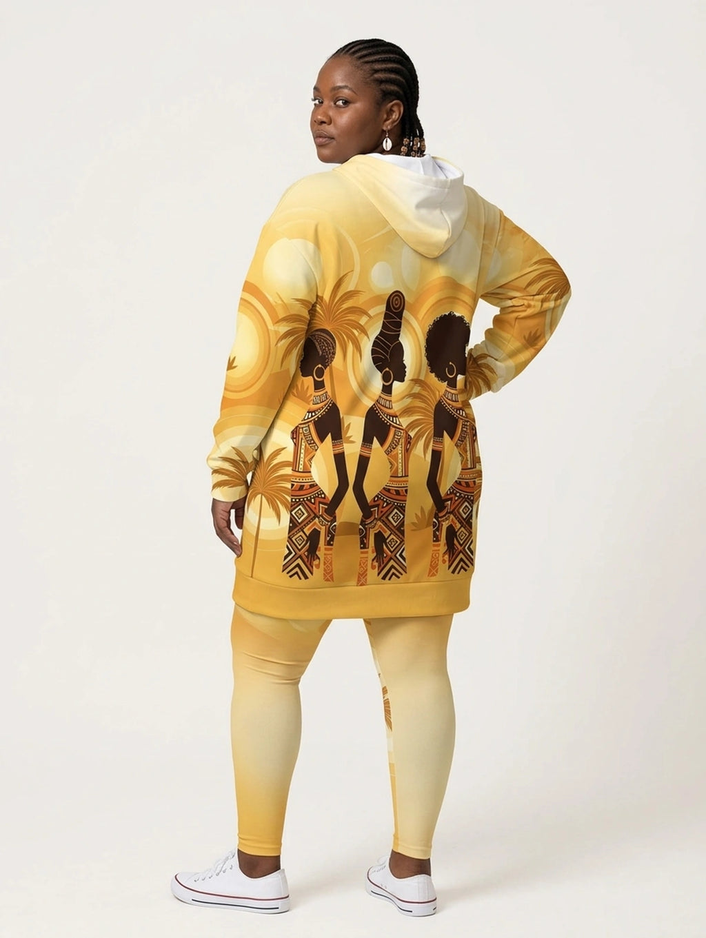 Ancestral Flame Hoodie Dress & Leggings Deal