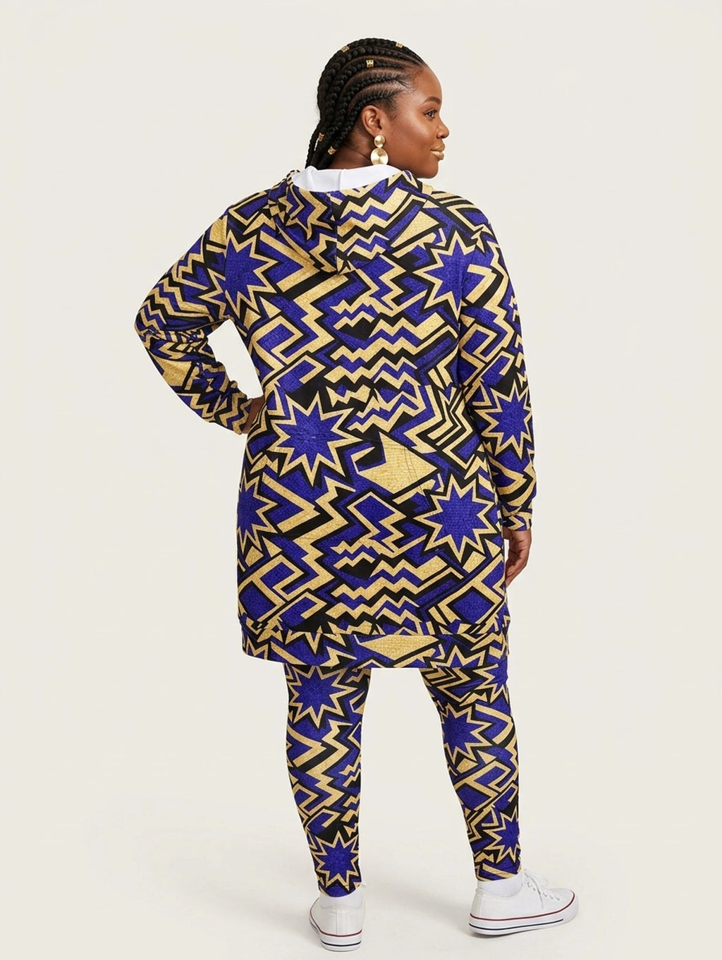 Royal Blue Sheba Hoodie Dress & Leggings Deal