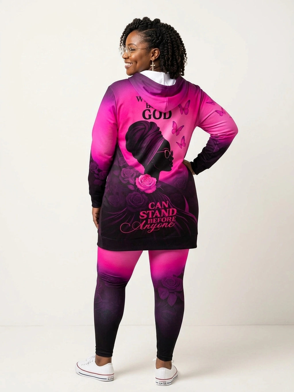 "Selah" Pink Hoodie Dress & Leggings Deal