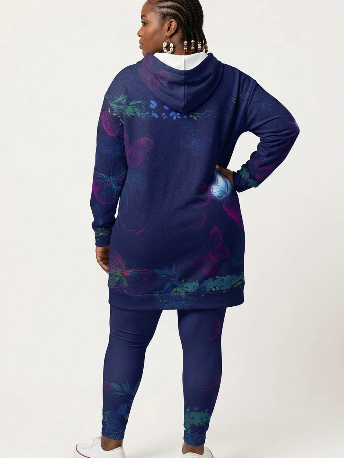 Blue Orchid Hoodie Dress & Leggings Deal