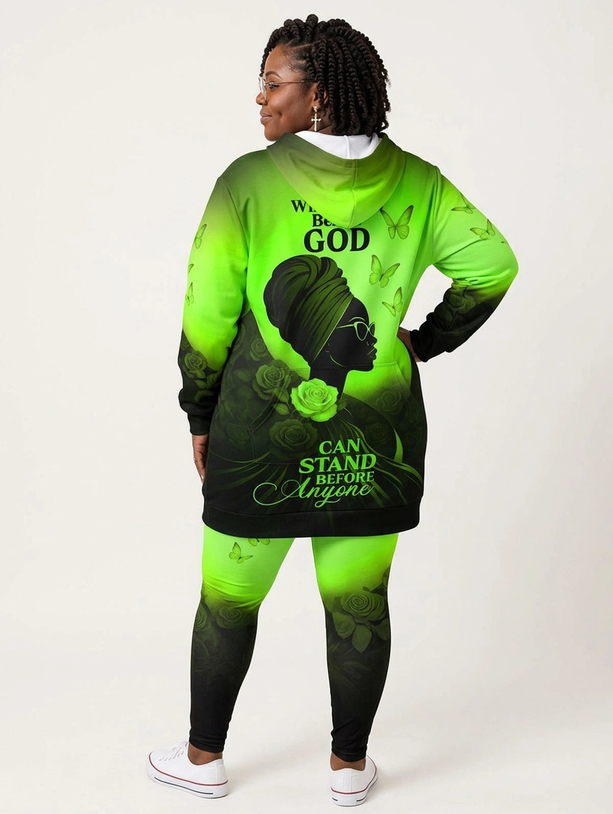 "Selah" Green Hoodie Dress & Leggings Deal