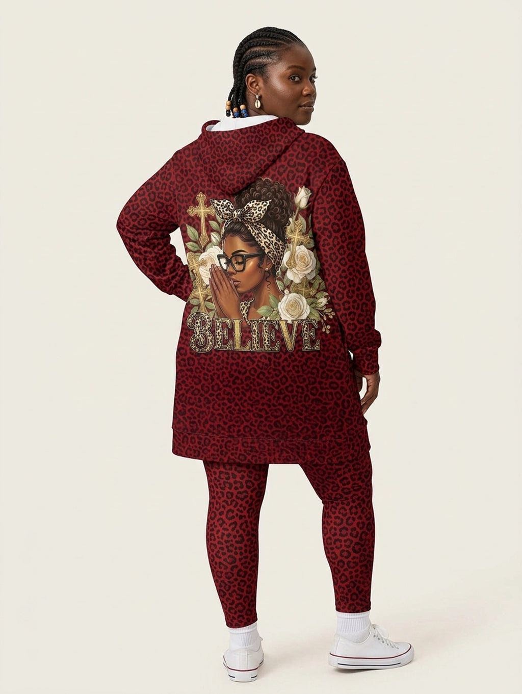 "Imani" Rouge Hoodie Dress & Leggings Deal