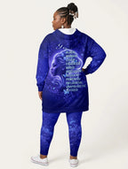 Black Woman Loved Hoodie Dress & Leggings Deal