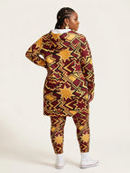 Burgundy Sheba Hoodie Dress & Leggings Deal