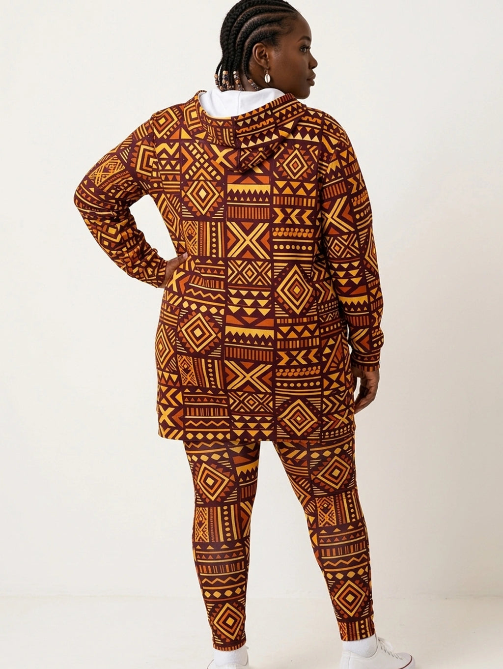 Mudcloth Hoodie Dress & Leggings Deal
