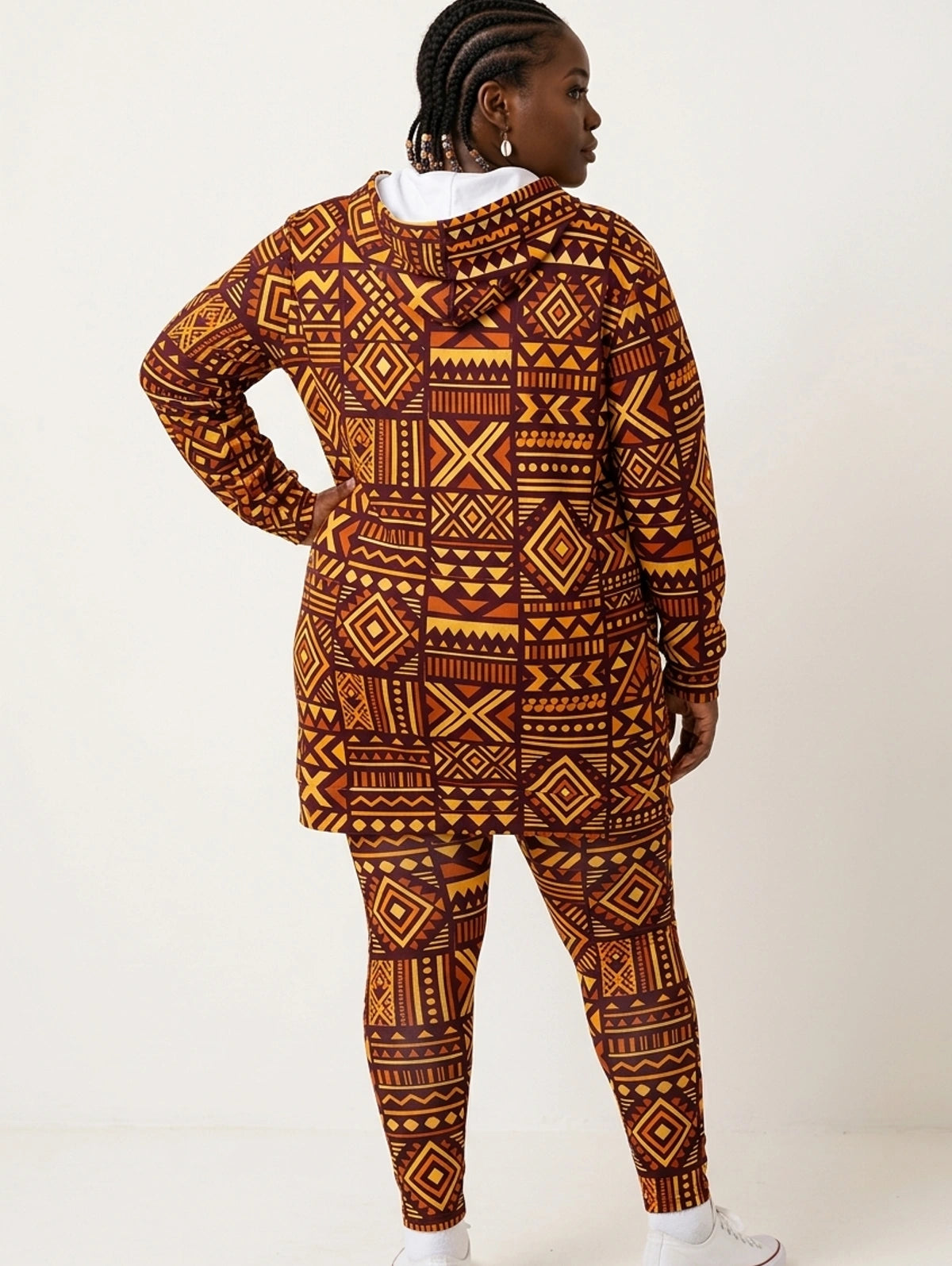 Mudcloth Hoodie Dress & Leggings Deal