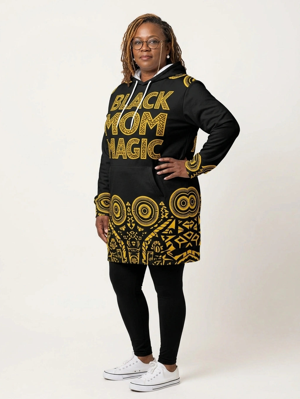 "Mamafo" Hoodie Dress & Leggings Deal