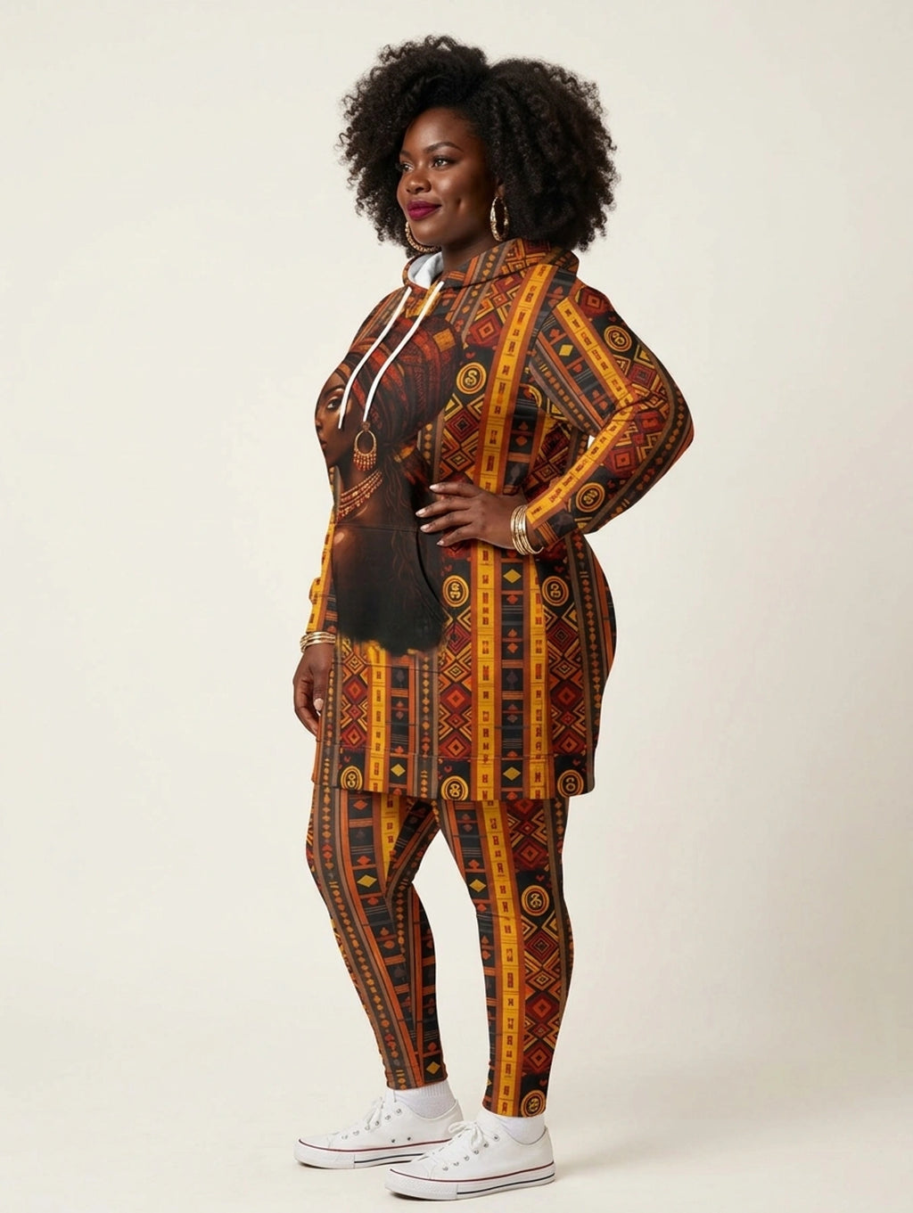 Melanin Radiance Hoodie Dress & Leggings Deal