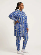 "Oshun" Royal Blue Hoodie Dress & Leggings Deal