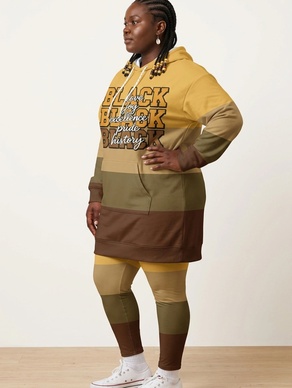 Black Excellence Hoodie Dress & Leggings Deal