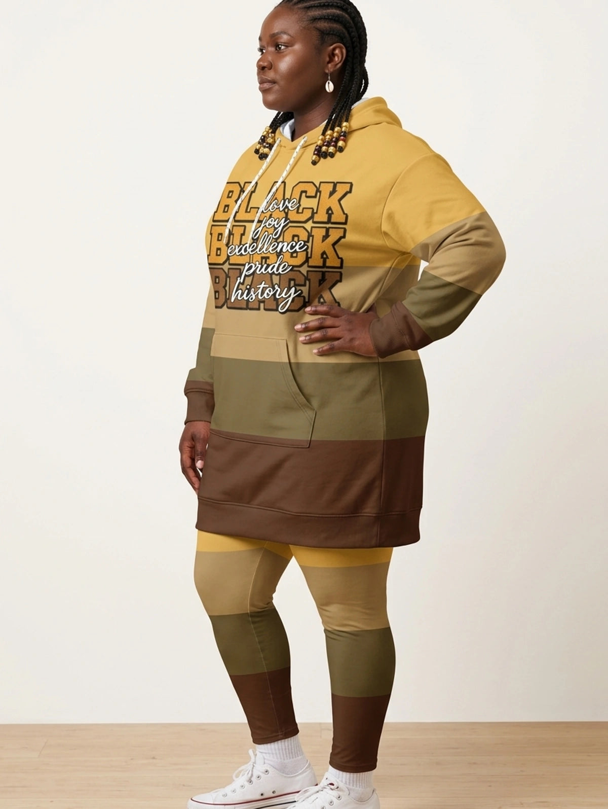 Black Excellence Hoodie Dress & Leggings Deal