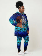 "Unstoppable" Sapphire Leopard Hoodie Dress & Leggings Deal