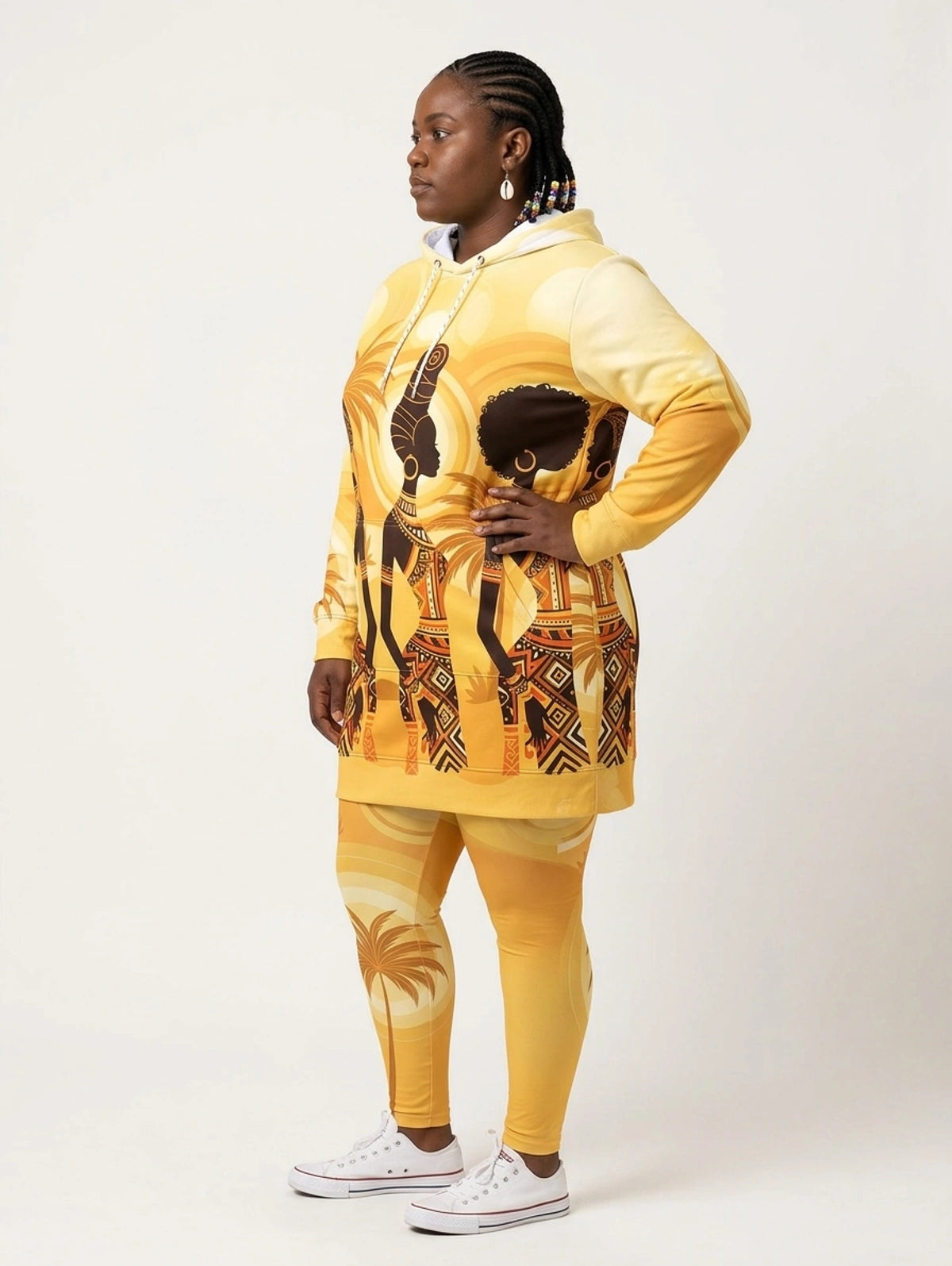 Ancestral Flame Hoodie Dress & Leggings Deal