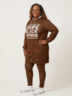 Dope Black Mom Hoodie Dress & Leggings Deal