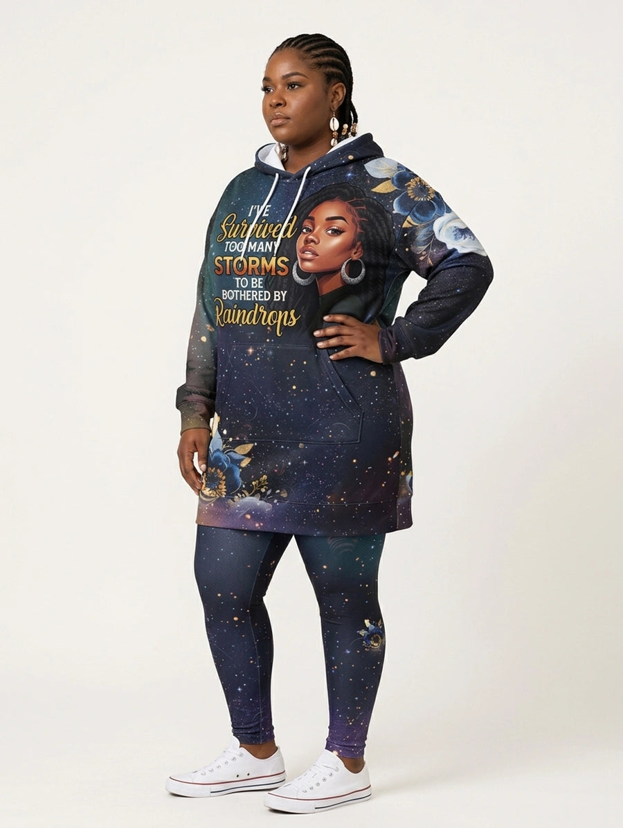 Nyota hoodie dress and leggings, photo 7