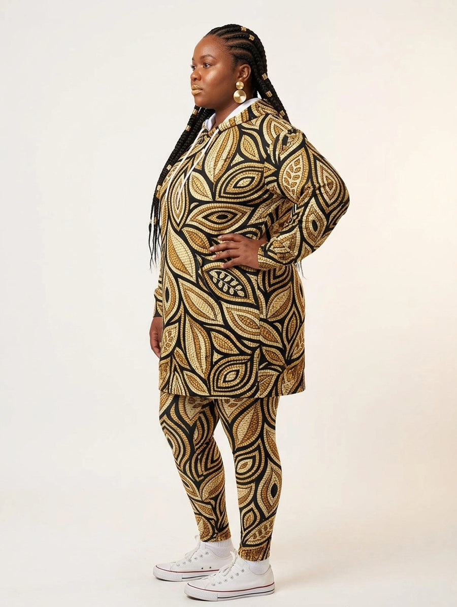 Ashanti hoodie dress and leggings, photo 9