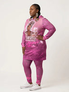 "Imani" Wild Rose Hoodie Dress & Leggings Deal