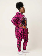 "Unstoppable" Pink Leopard Hoodie Dress & Leggings Deal
