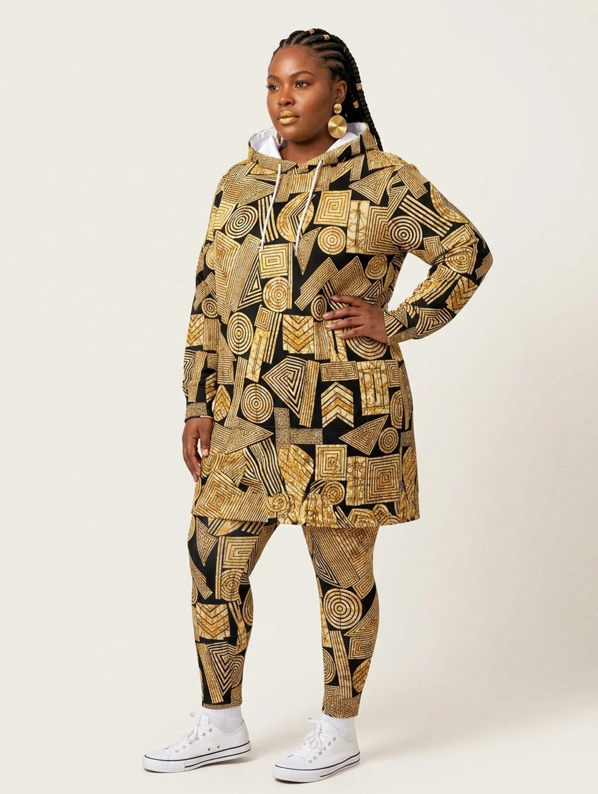 "Mansa" Hoodie Dress & Leggings Deal
