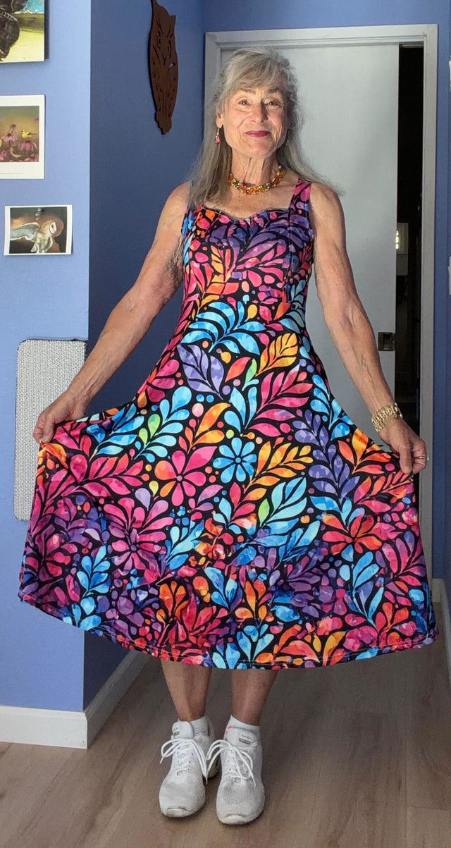 Afropenda customer michele wearing her dress