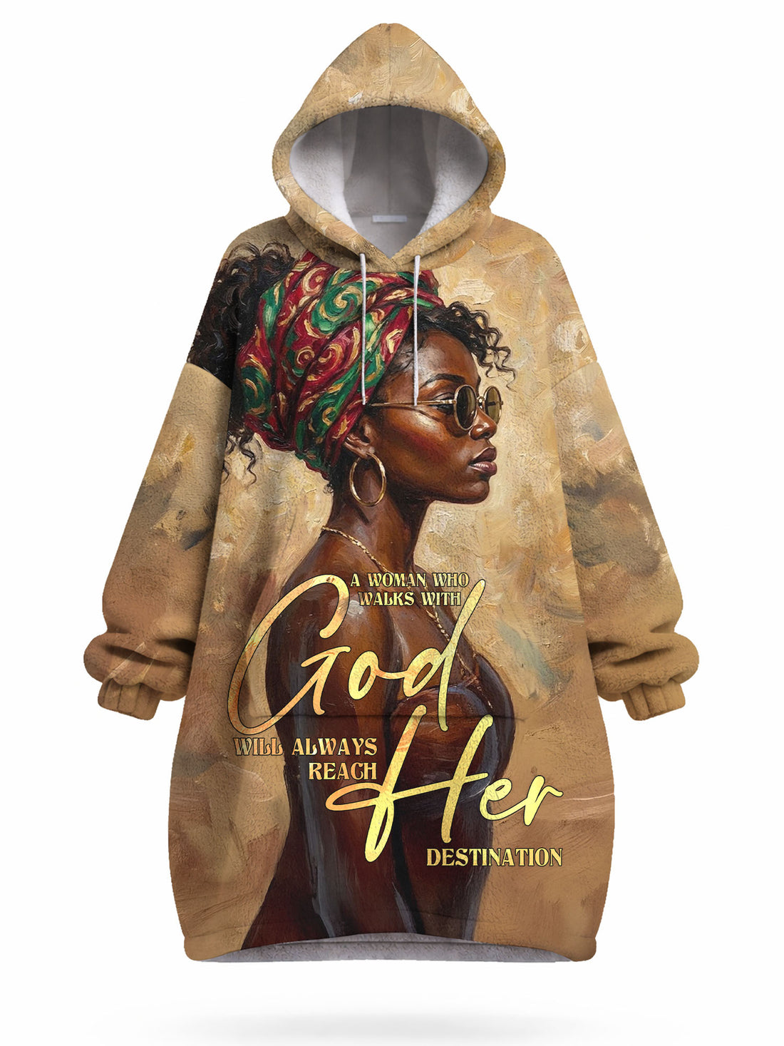 Faith Sunflower Blanket Hoodie