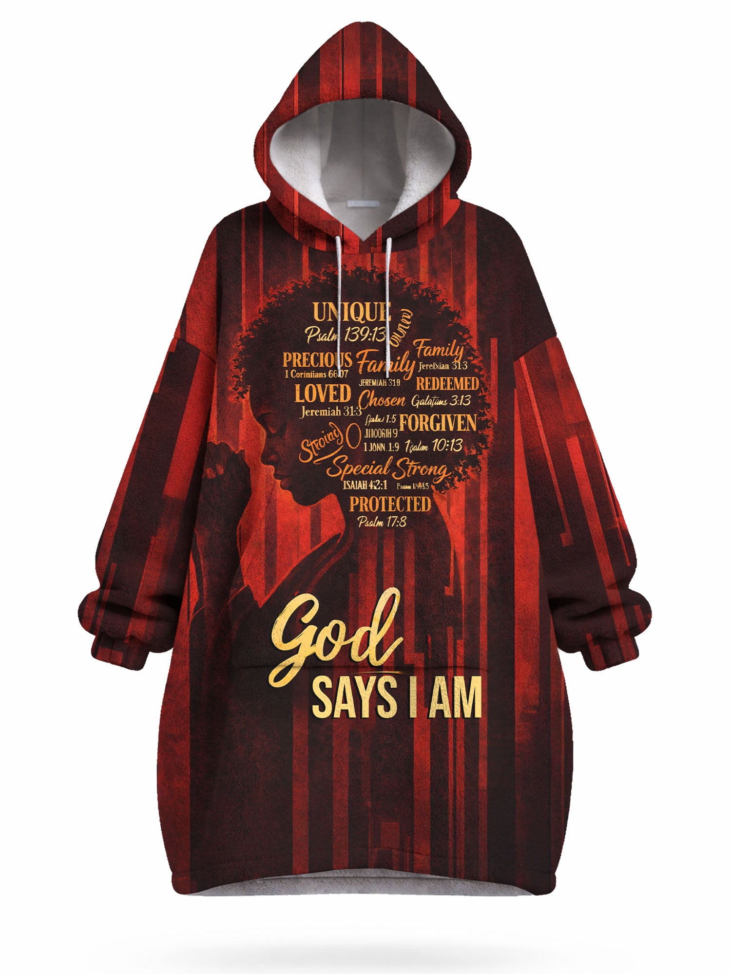 "Asante" Blanket Hoodie