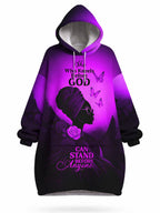 "Selah" Purple Blanket Hoodie