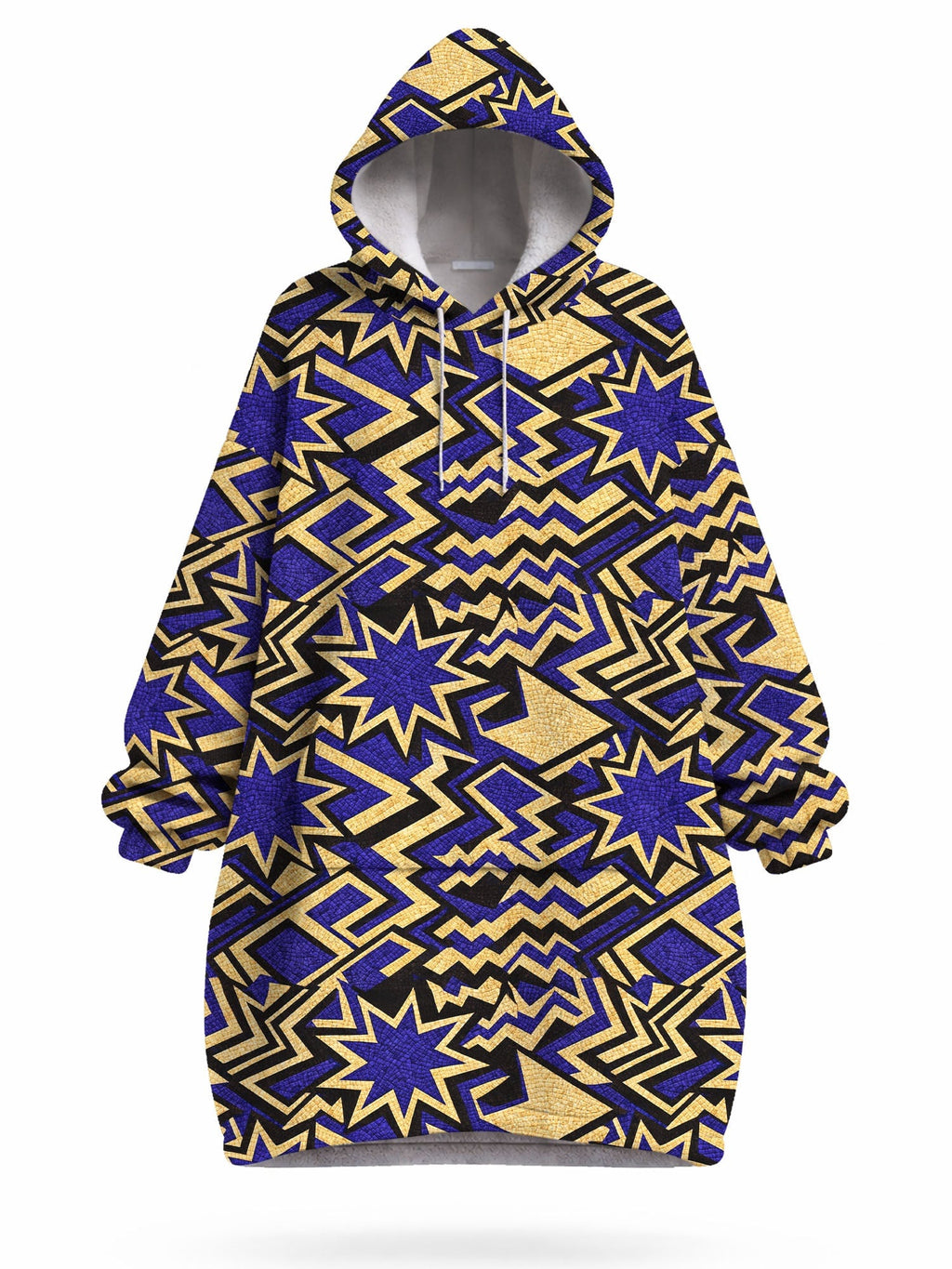 Royal Blue Sheba Blanket Hoodie