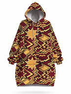 Burgundy Sheba Blanket Hoodie