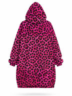 "Unstoppable" Pink Leopard Blanket Hoodie