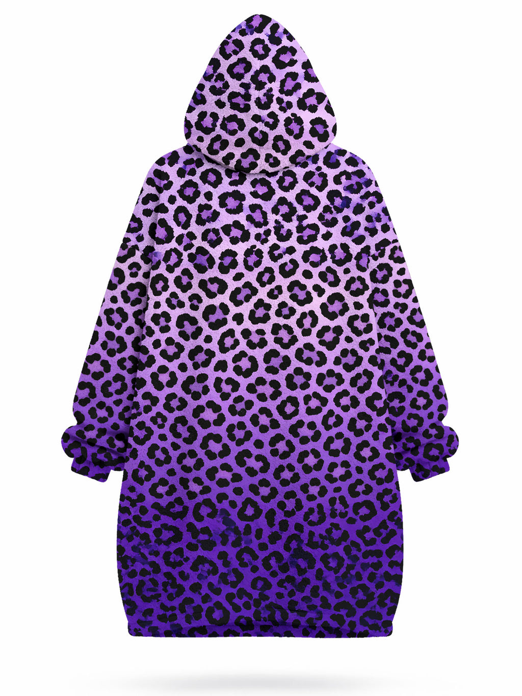 "Unstoppable" Amethyst Leopard Blanket Hoodie
