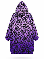 "Unstoppable" Amethyst Leopard Blanket Hoodie