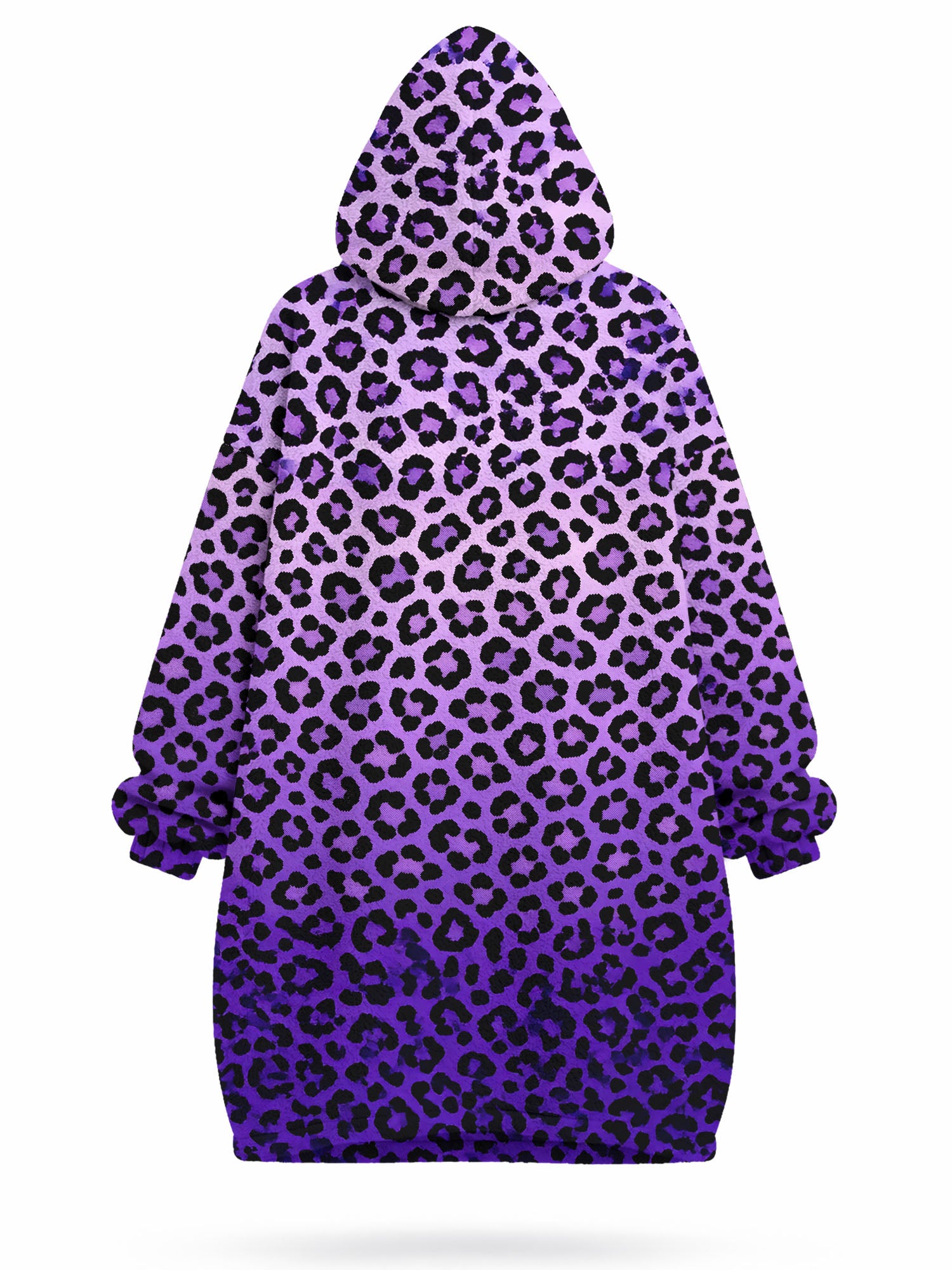 "Unstoppable" Amethyst Leopard Blanket Hoodie