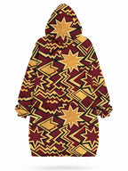 Burgundy Sheba Blanket Hoodie