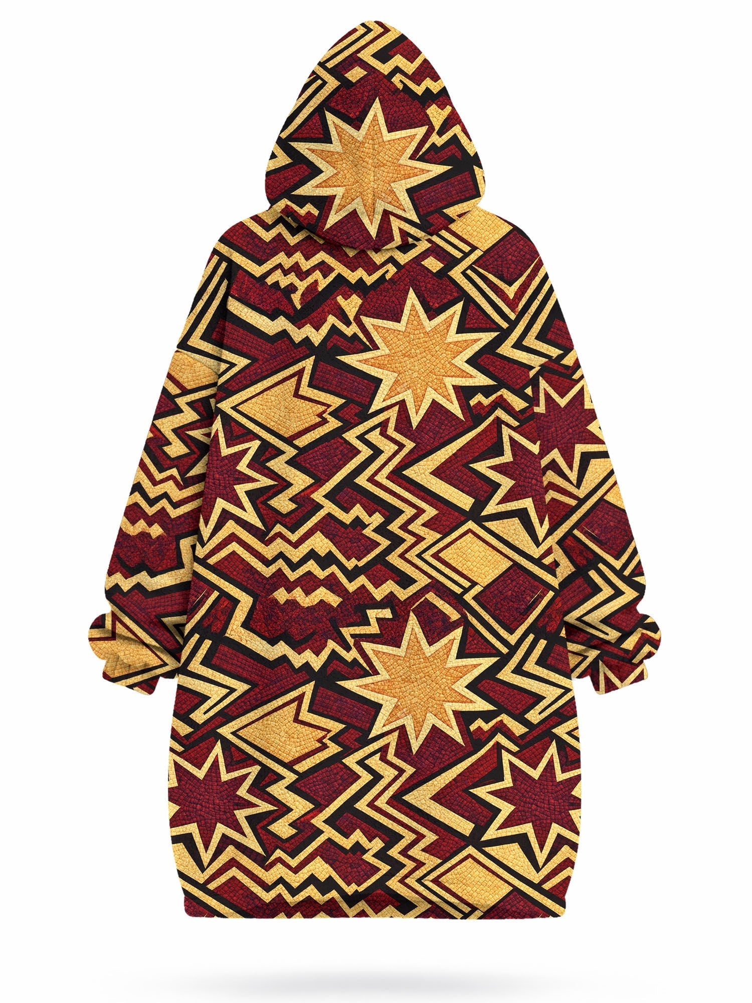 Burgundy Sheba Blanket Hoodie
