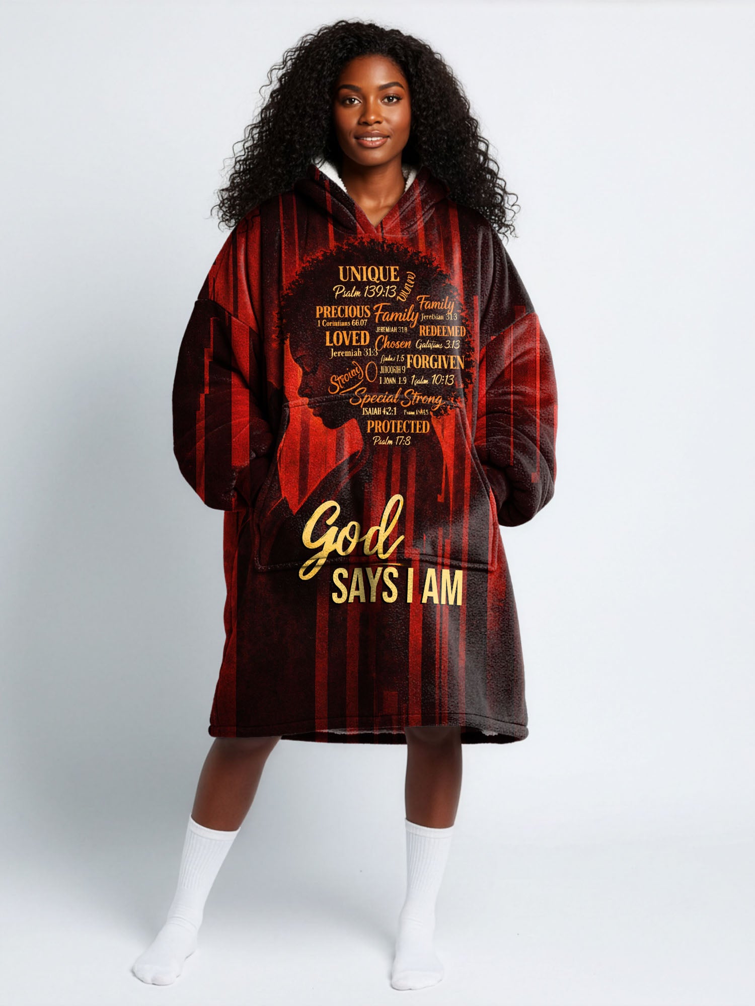 "Asante" Blanket Hoodie