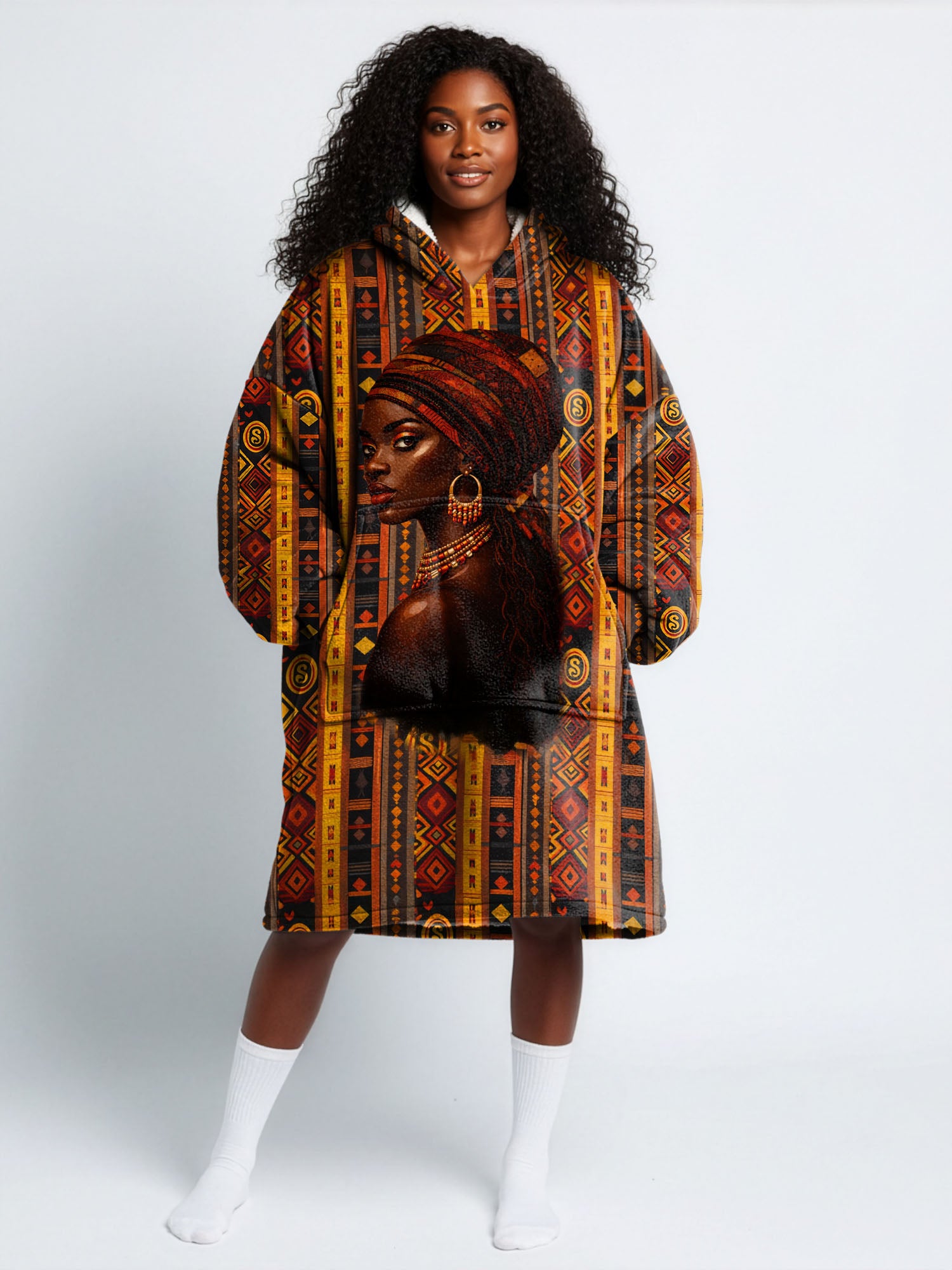 Melanin Radiance Blanket Hoodie