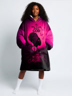 "Selah" Pink Blanket Hoodie