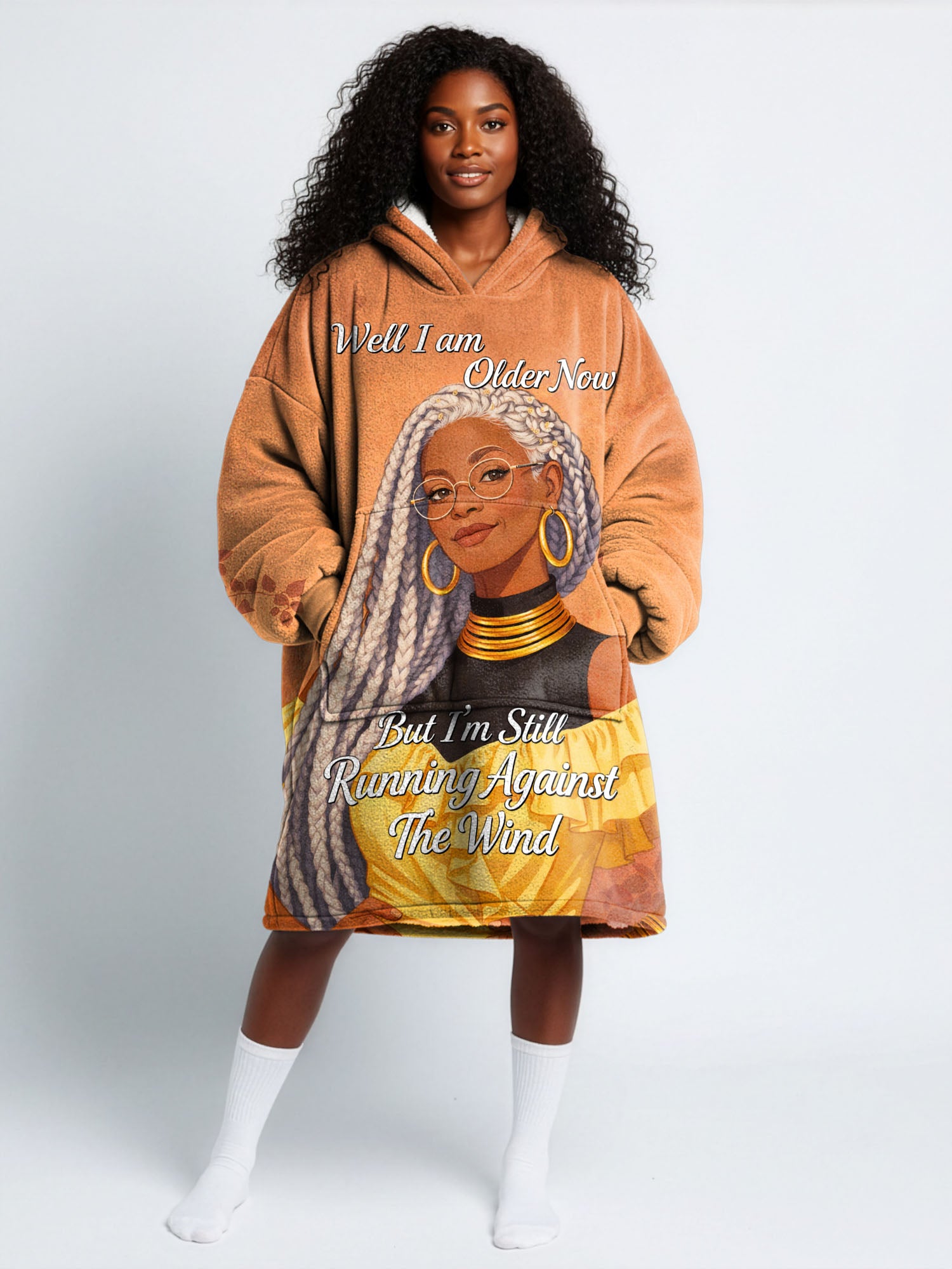 "Shujaa" Blanket Hoodie