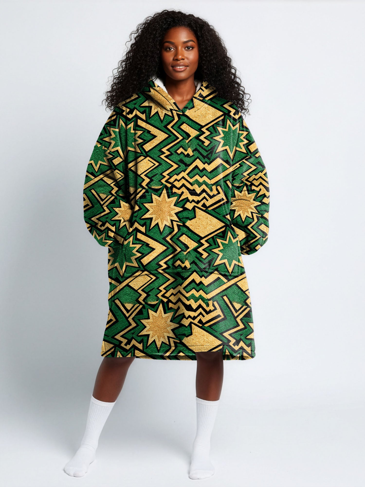 Emerald Sheba Blanket Hoodie