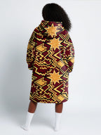 Burgundy Sheba Blanket Hoodie
