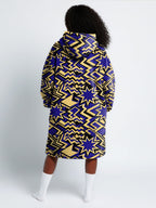 Royal Blue Sheba Blanket Hoodie