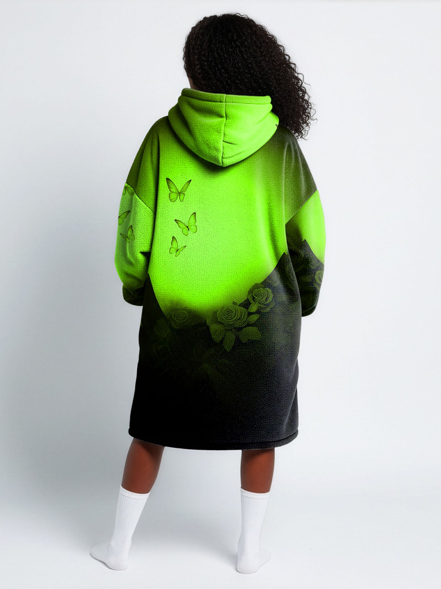 "Selah" Green Blanket Hoodie