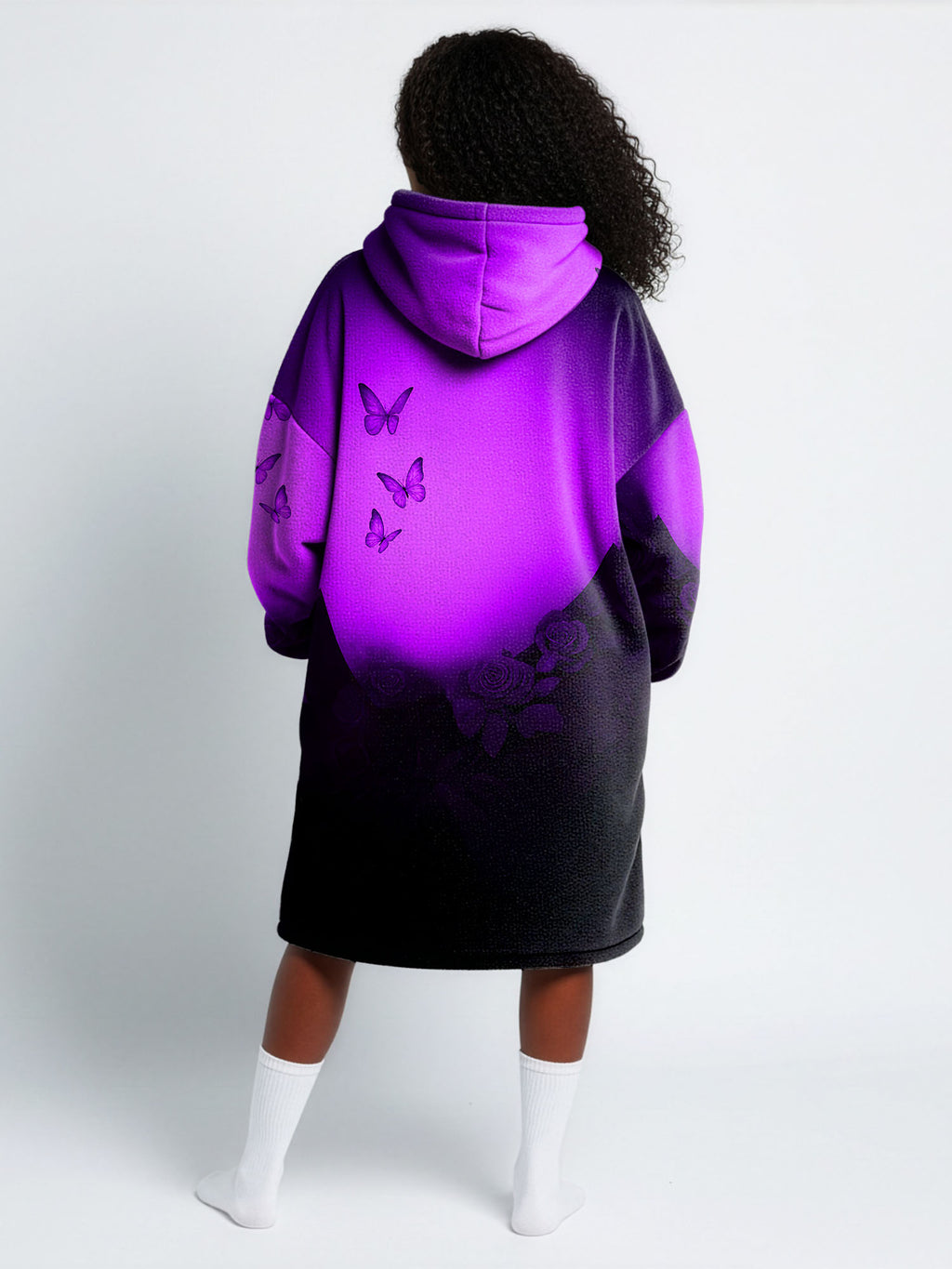 "Selah" Purple Blanket Hoodie
