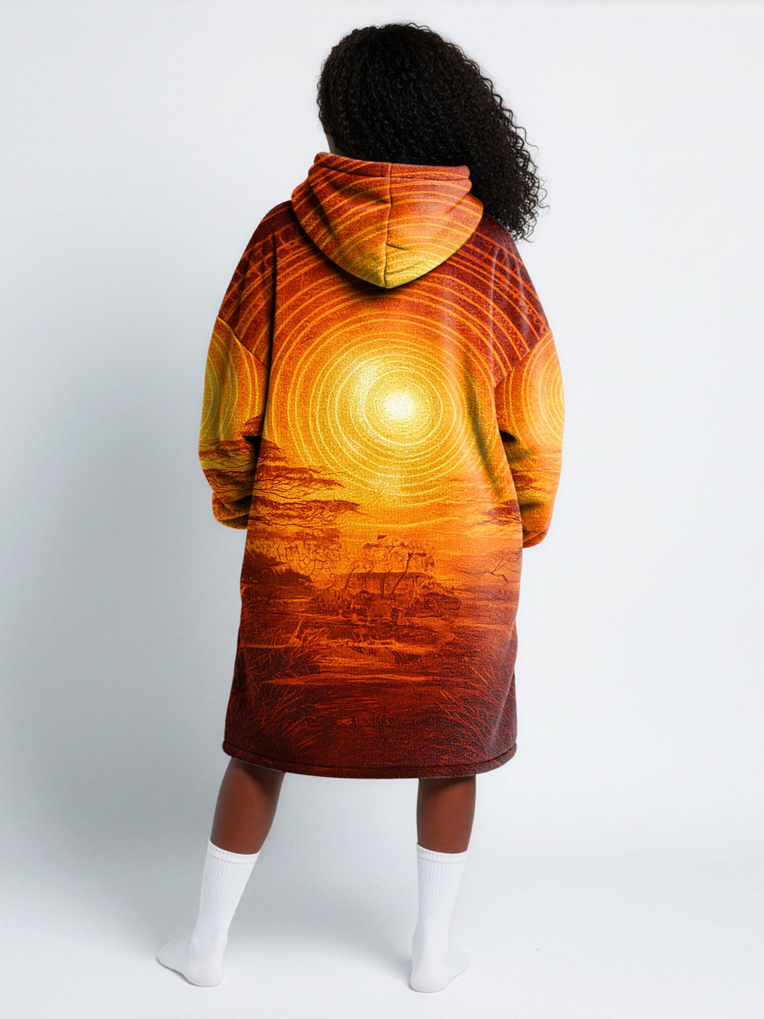 Designed Blanket Hoodie