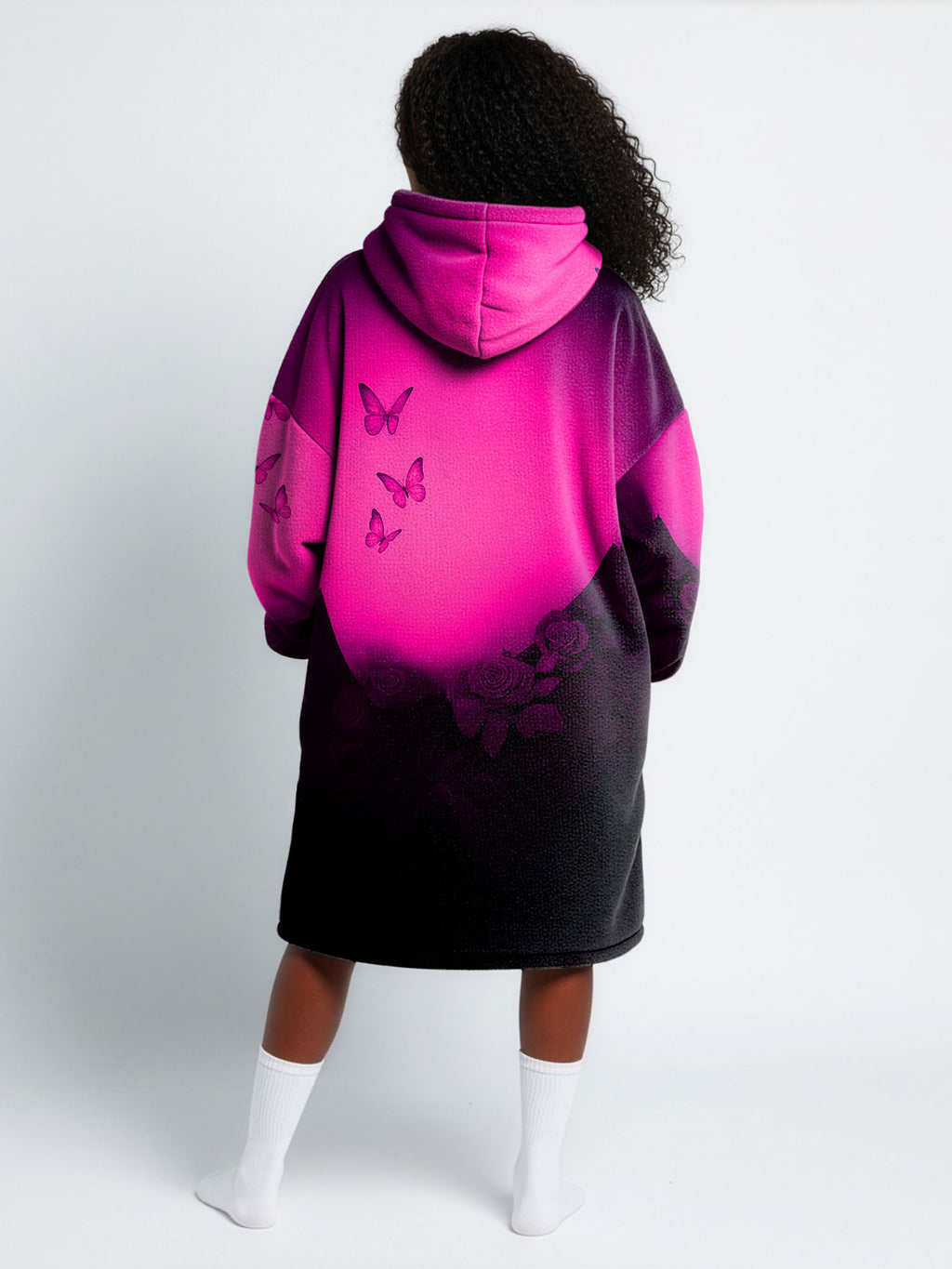 "Selah" Pink Blanket Hoodie