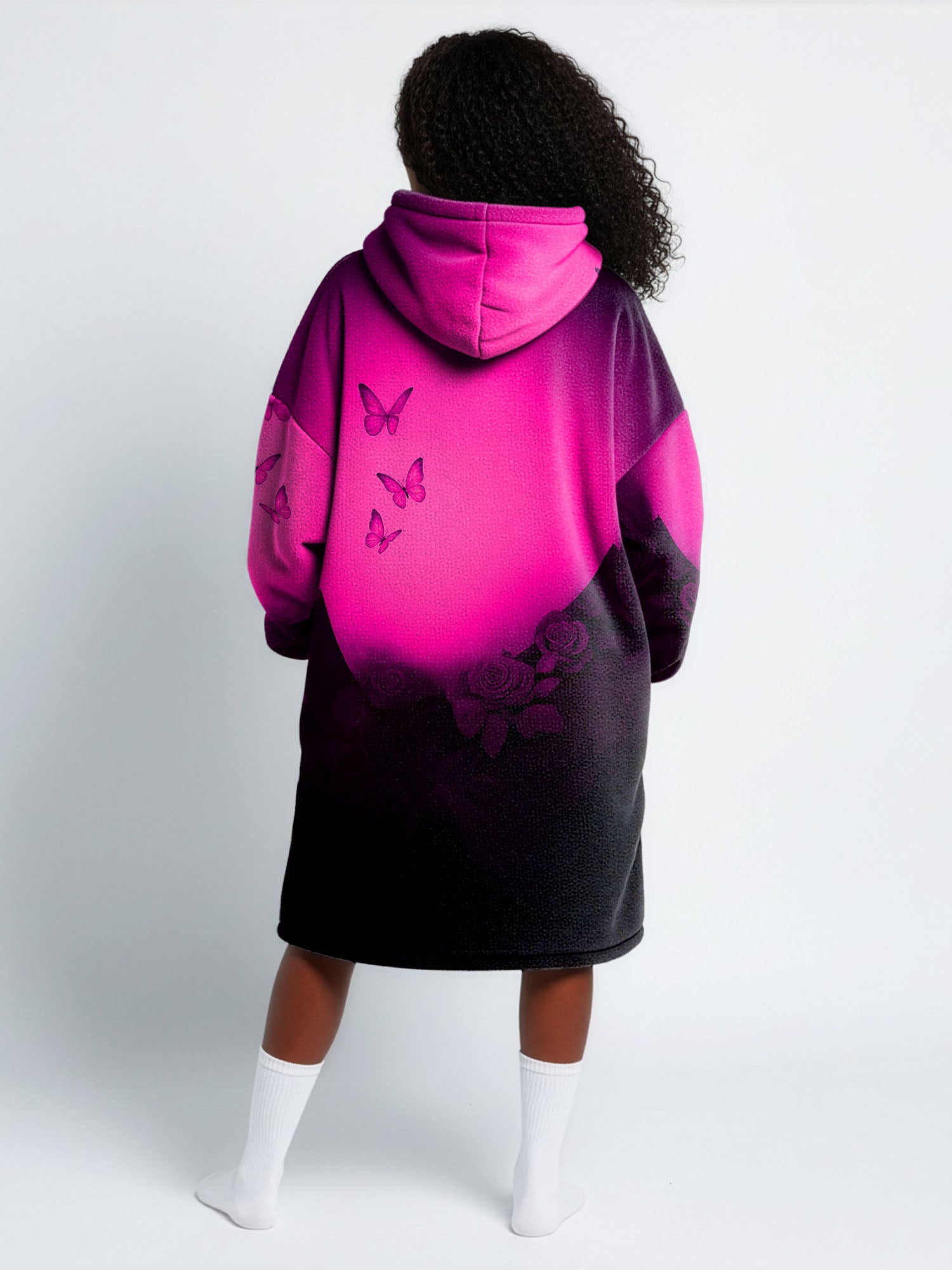 "Selah" Pink Blanket Hoodie