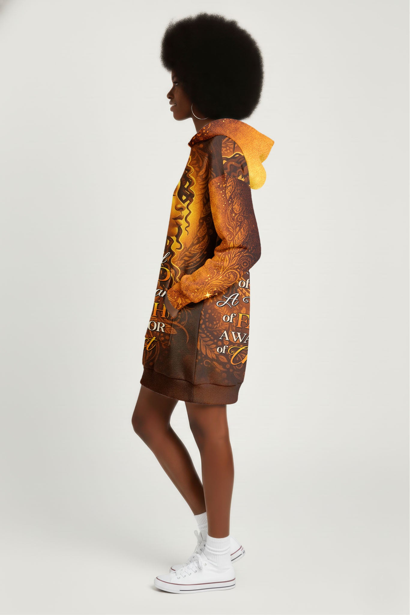 "Amara" Hoodie Dress