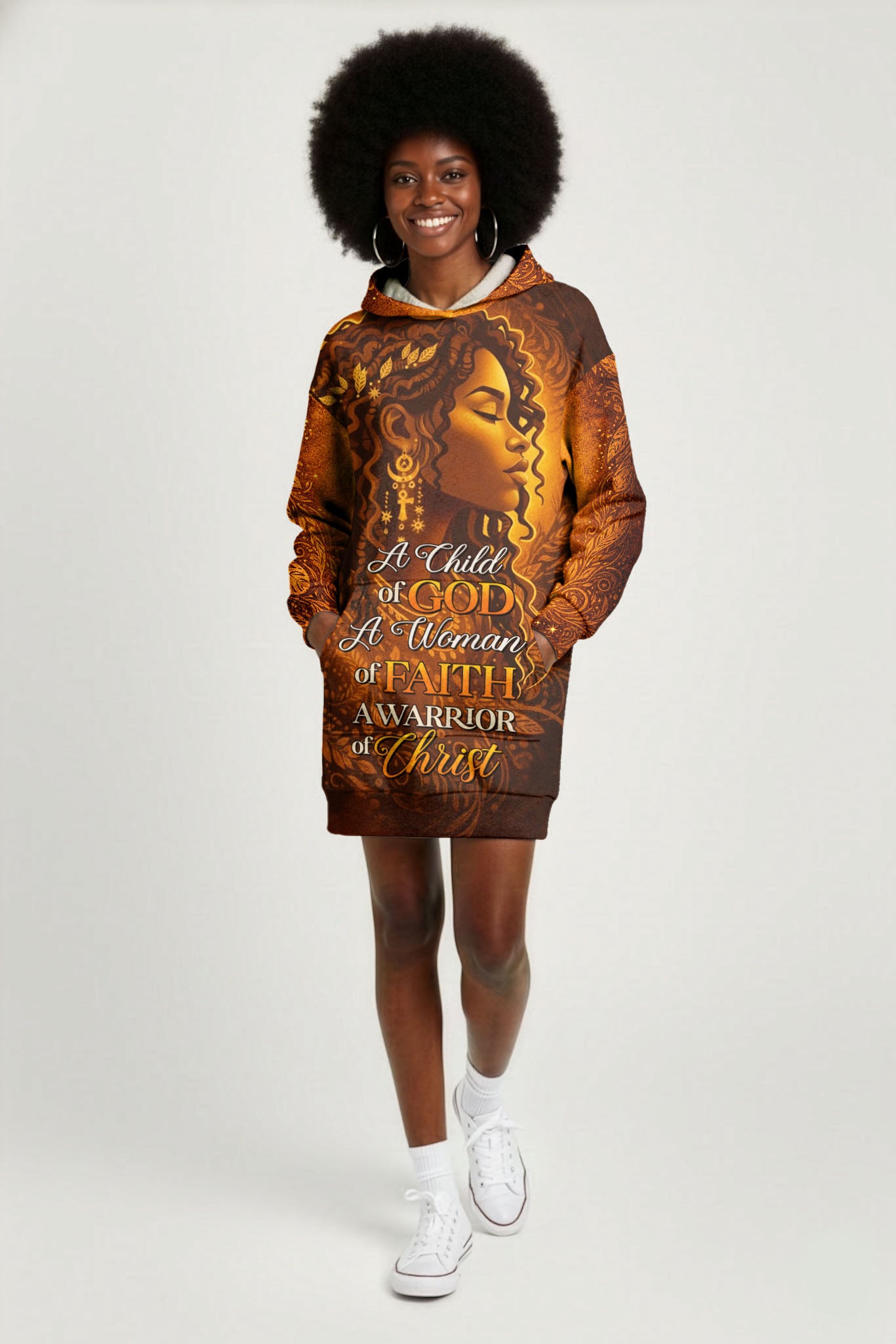 "Amara" Hoodie Dress